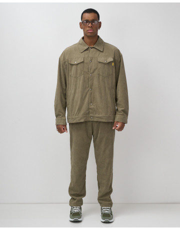 Мужской велюровый спортивный костюм для весны и лета