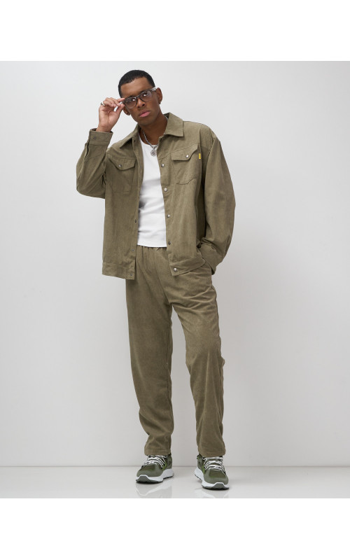 Мужской велюровый спортивный костюм для весны и лета