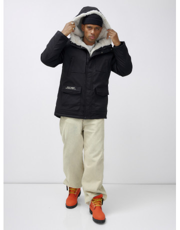 Мужская зимняя парка с капюшоном: защита от холода и ветра