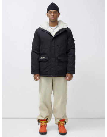 Мужская зимняя парка с капюшоном: защита от холода и ветра