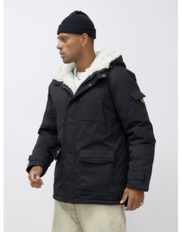 Мужская зимняя парка с капюшоном: защита от холода и ветра