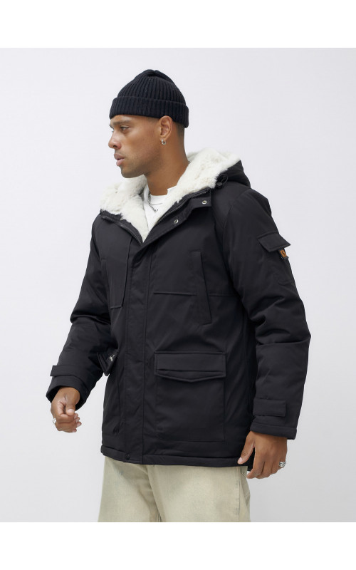 Мужская зимняя парка с капюшоном: защита от холода и ветра