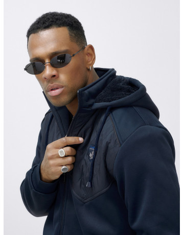 Утеплённый трикотажный мужской зимний костюм для активного отдыха