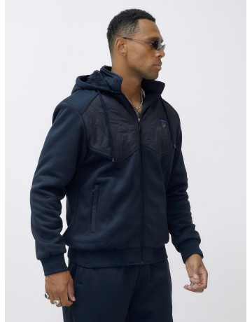 Утеплённый трикотажный мужской зимний костюм для активного отдыха