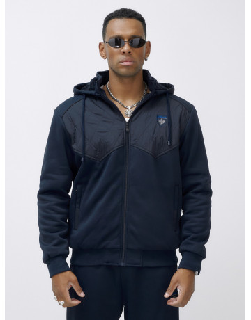 Утеплённый трикотажный мужской зимний костюм для активного отдыха