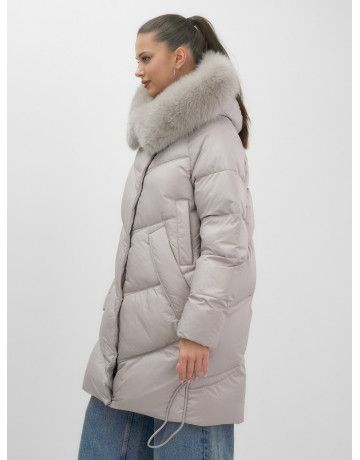 Длинный пуховик премиум-класса, защита от влаги и холода