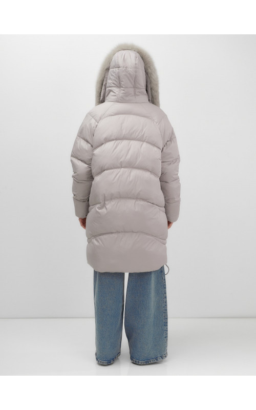 Длинный пуховик премиум-класса, защита от влаги и холода