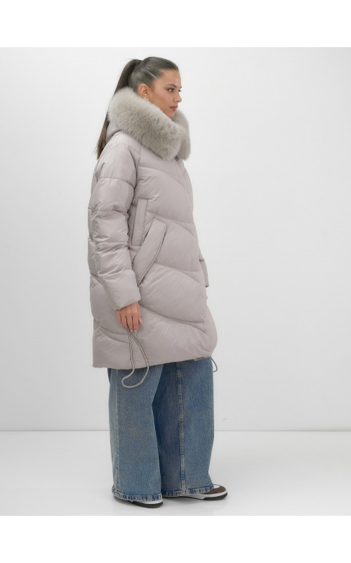 Длинный пуховик премиум-класса, защита от влаги и холода