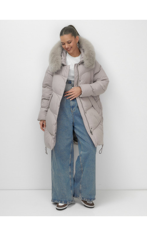 Длинный пуховик премиум-класса, защита от влаги и холода