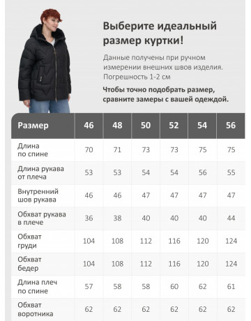 Пуховик зимний женский из овчины, стильный и модный, чёрный.