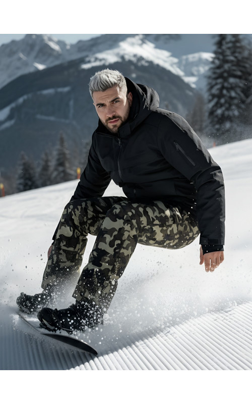 Мужской горнолыжный костюм MTFORCE: для зимы и города.