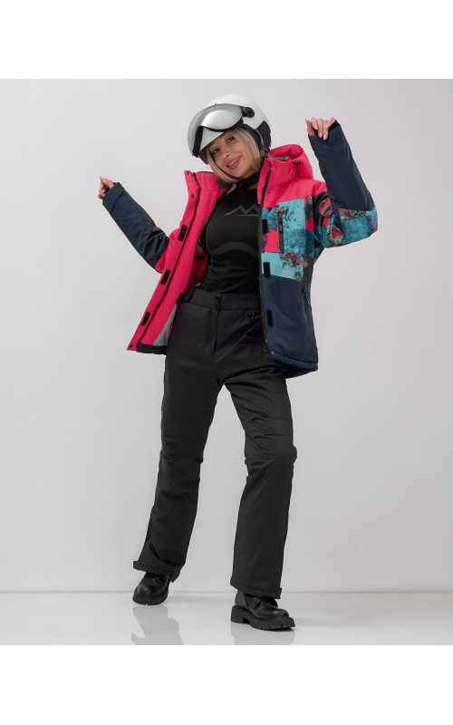 Женский горнолыжный костюм зимний, размерный ряд 40–50.