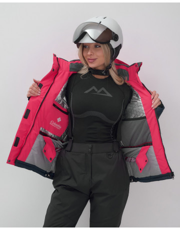 Женский горнолыжный костюм зимний, размерный ряд 40–50.