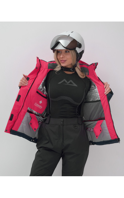 Женский горнолыжный костюм зимний, размерный ряд 40–50.