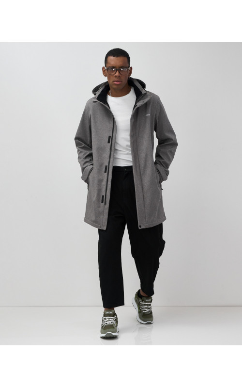 Спортивная парка с капюшоном для активных мужчин