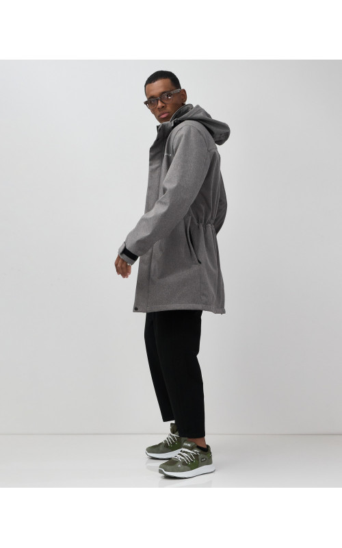 Спортивная парка с капюшоном для активных мужчин