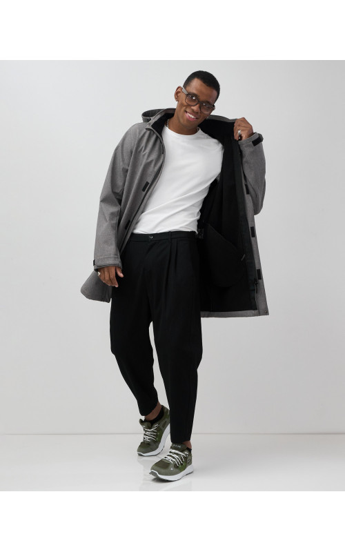 Спортивная парка с капюшоном для активных мужчин