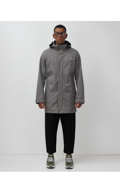 Спортивная парка с капюшоном для активных мужчин