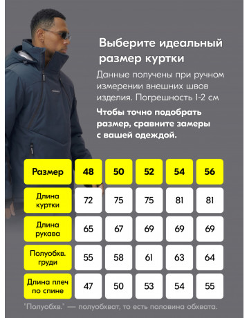 Мужской горнолыжный костюм: куртка-анорак и полукомбинезон