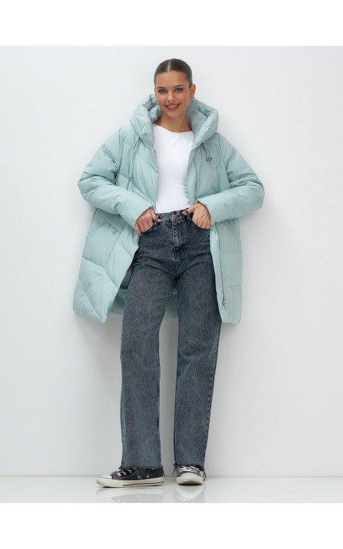 Женская утеплённая куртка с капюшоном для осени и зимы, свободный покрой.