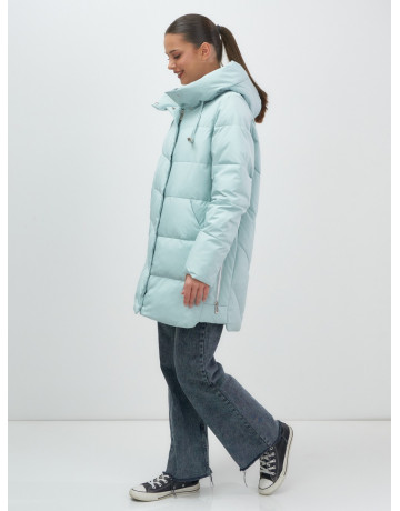 Женская утеплённая куртка с капюшоном для осени и зимы, свободный покрой.