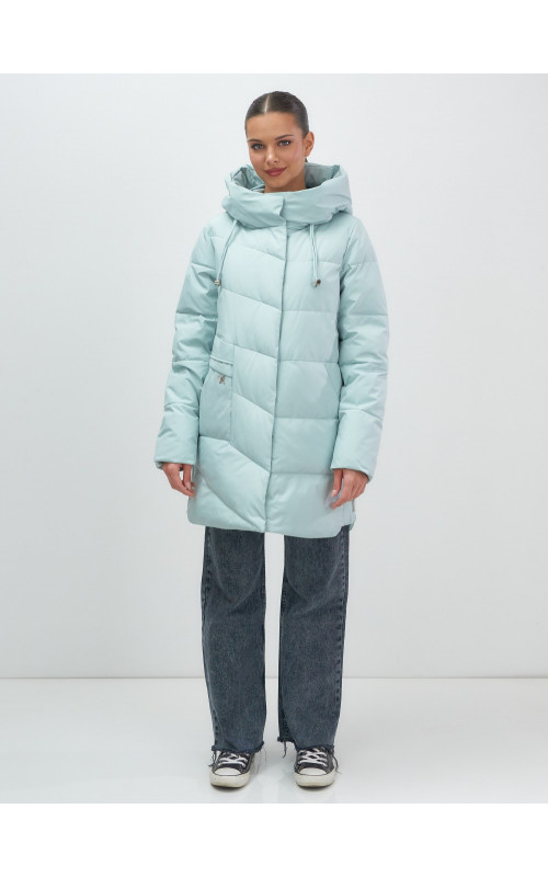 Женская утеплённая куртка с капюшоном для осени и зимы, свободный покрой.