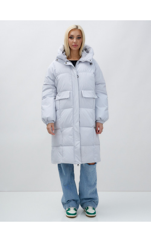 Женская куртка летучая мышь с капюшоном для холодной погоды