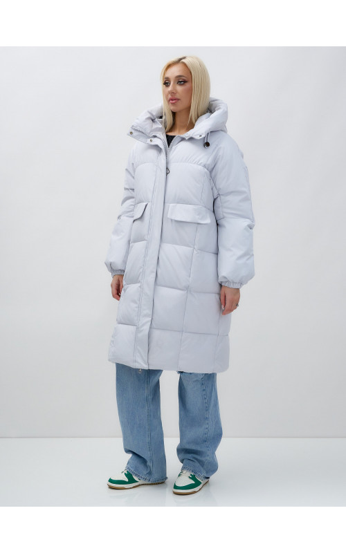 Женская куртка летучая мышь с капюшоном для холодной погоды