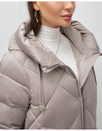 Длинный зимний пуховик для женщин