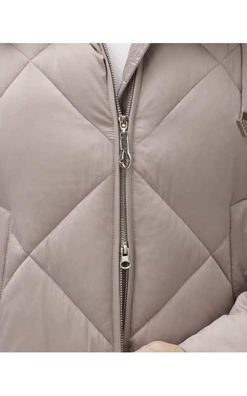 Длинный зимний пуховик для женщин