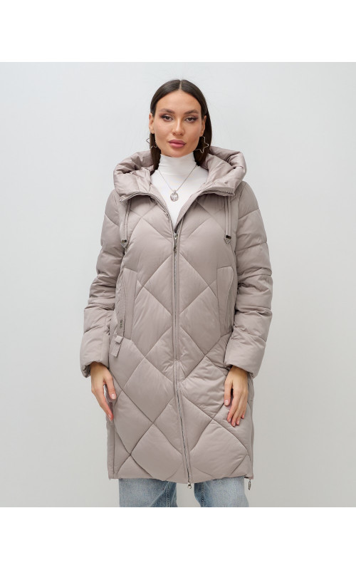 Длинный зимний пуховик для женщин