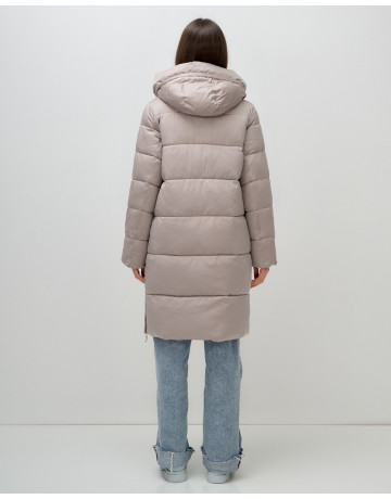 Длинный зимний пуховик для женщин
