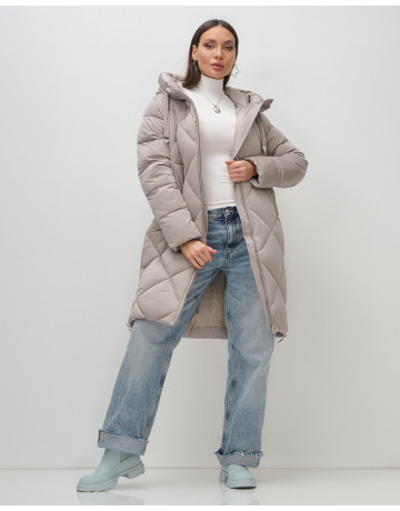 Длинный зимний пуховик для женщин