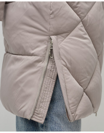 Длинный зимний пуховик для женщин