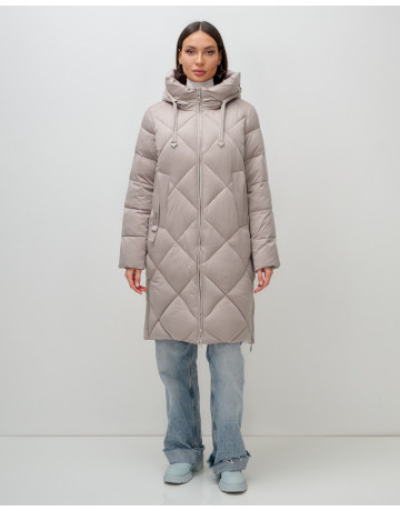 Длинный зимний пуховик для женщин
