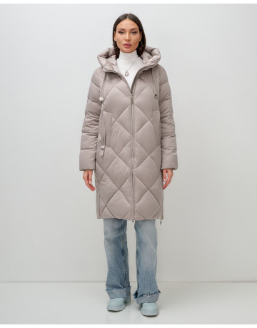 Длинный зимний пуховик для женщин