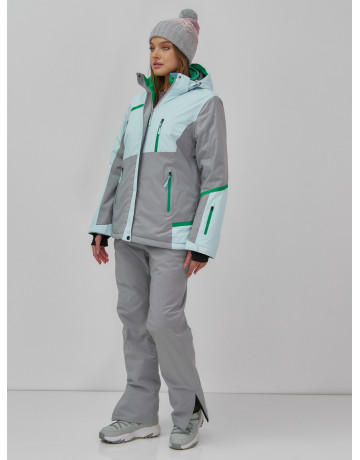 Женская горнолыжная куртка с комбинированным принтом: стиль и тепло на склоне