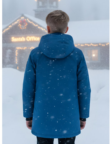 Зимняя парка для мальчика-подростка.