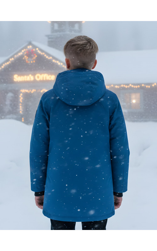 Зимняя парка для мальчика-подростка.