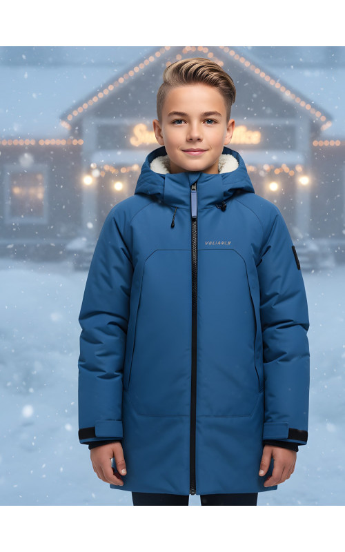 Зимняя парка для мальчика-подростка.
