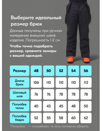 Мужской зимний горнолыжный костюм синего цвета