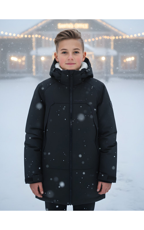 Зимняя парка для мальчика-подростка.