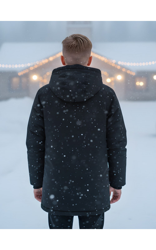 Зимняя парка для мальчика-подростка.