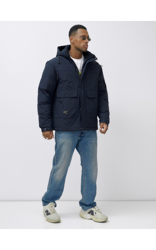 Мужская зимняя куртка большого размера для холодной погоды