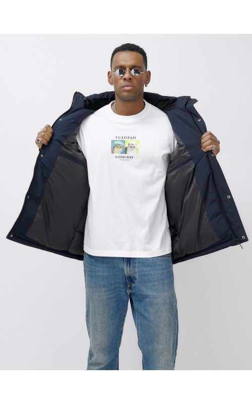 Мужская зимняя куртка большого размера для холодной погоды