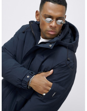 Мужская зимняя куртка большого размера для холодной погоды