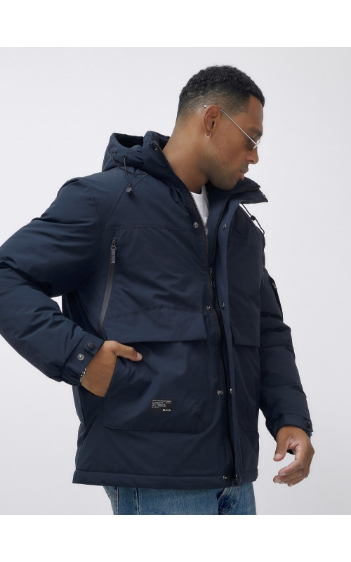 Мужская зимняя куртка большого размера для холодной погоды