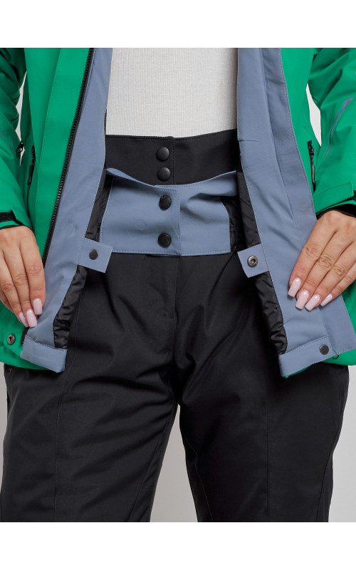 Женская горнолыжная куртка цвет зелёный