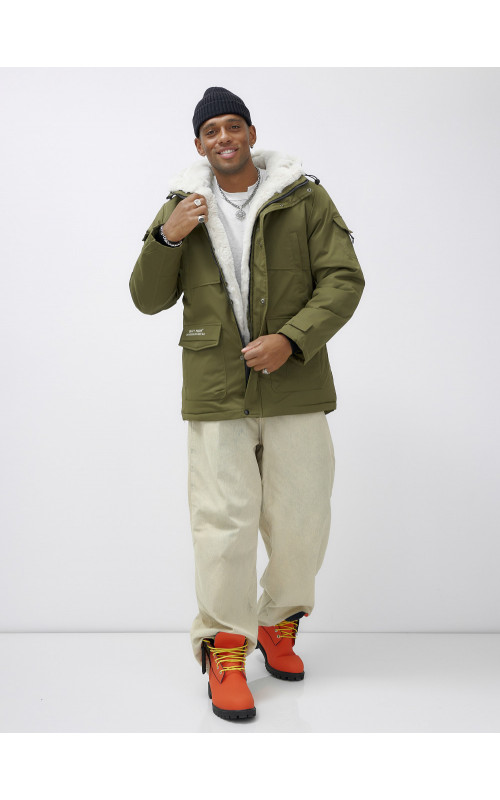 Мужская зимняя парка с капюшоном: стиль и тепло для активного отдыха