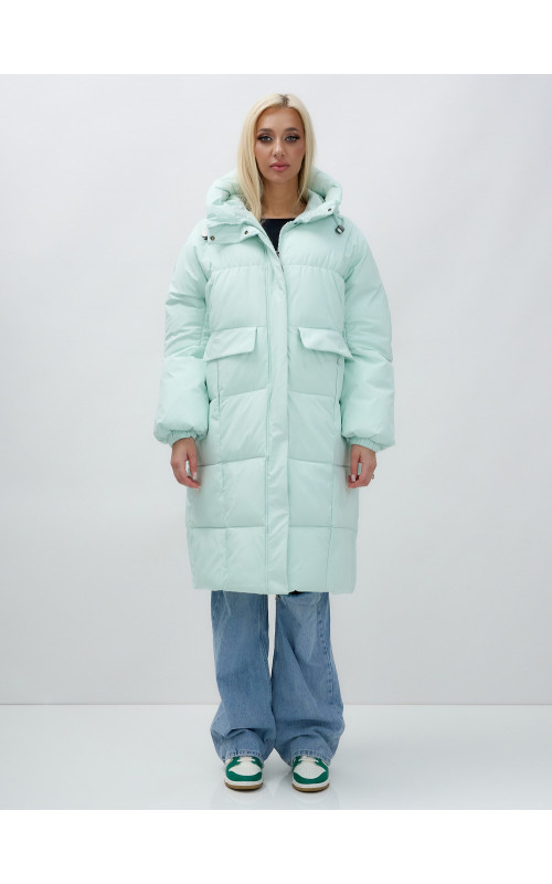 Женская куртка летучая мышь с капюшоном для холодной погоды.